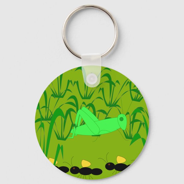 Ant und Grasshopper Schlüsselanhänger (Vorderseite)