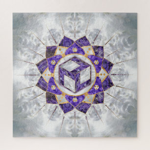 Antahkarana in Lotus Mandala- Amethyst und Pearl