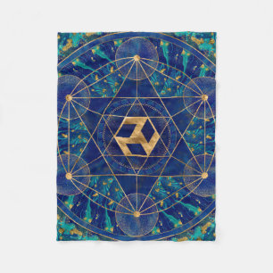Antahkarana, Ornament der Heiligen Geometrie Fleecedecke