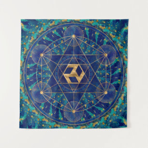 Antahkarana, Ornament der Heiligen Geometrie Wandteppich