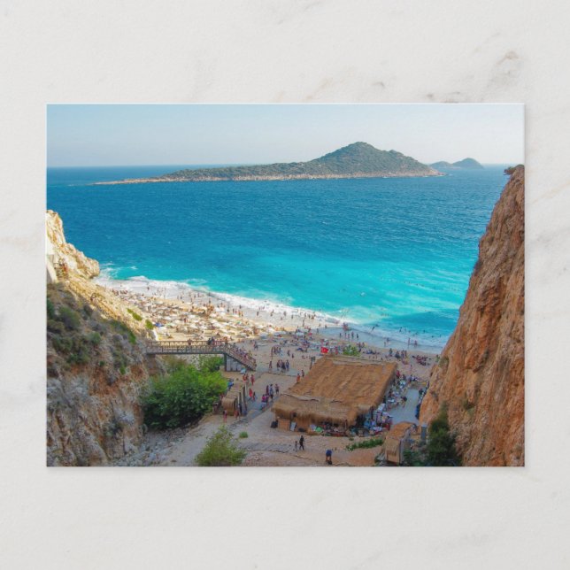 Antalya Eyebrow Kaputas Beach .Türkei Feiertagspostkarte (Vorderseite)