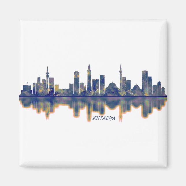 Antalya Skyline Magnet (Vorne)