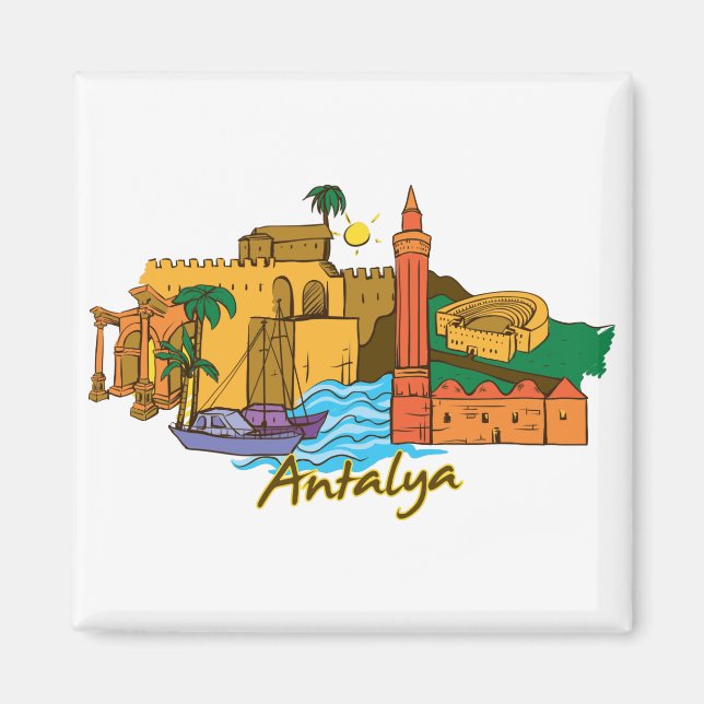 Antalya Türkei Magnet (Vorne)