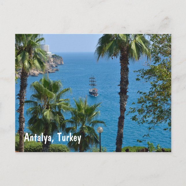 Antalya, Türkei Postkarte (Vorderseite)