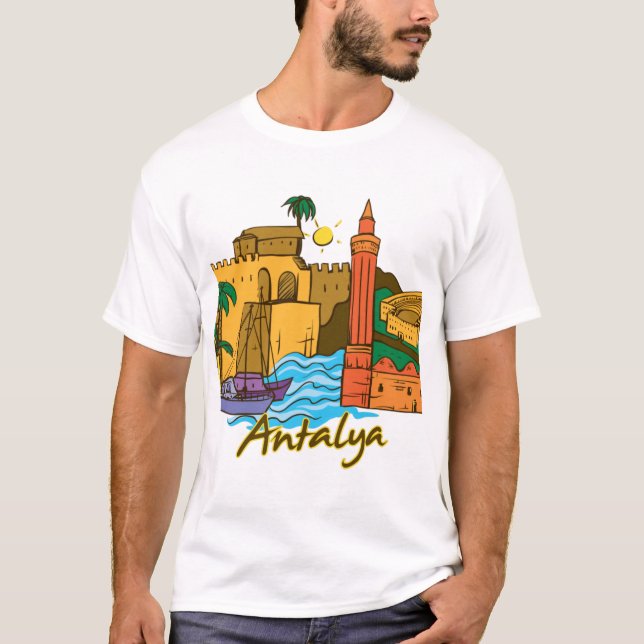 Antalya Turkey T-Shirt (Vorderseite)