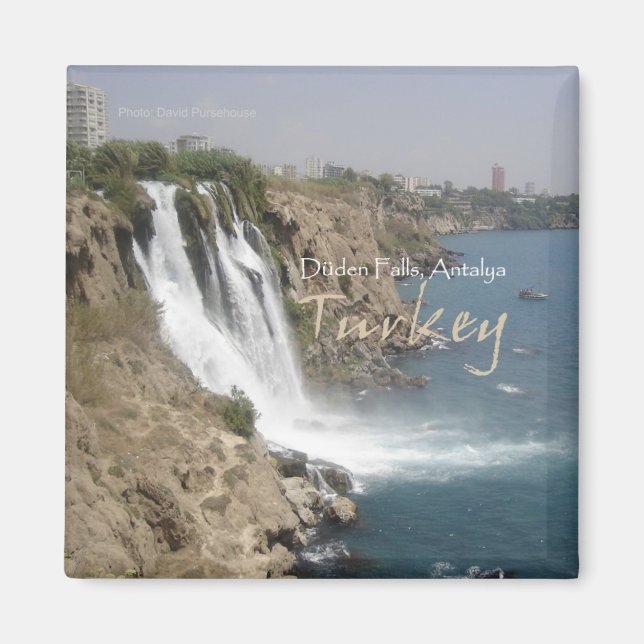 Antalya Turquie Voyage Souvenir Aimant Frigo (Devant)