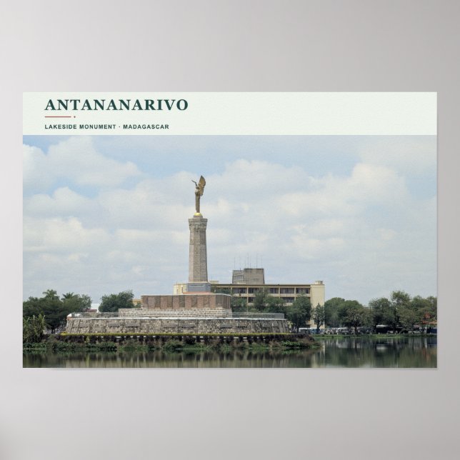 Antananarivo Seemonument Poster (Vorne)