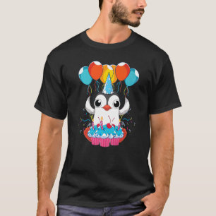 Antarctica Bird Birthday Party Zoe Tier Niedlichen T-Shirt