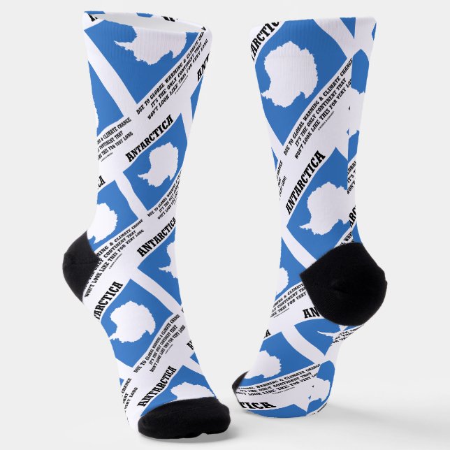 Antarctica Global Warming Climate Change Socken (Gewinkelt)