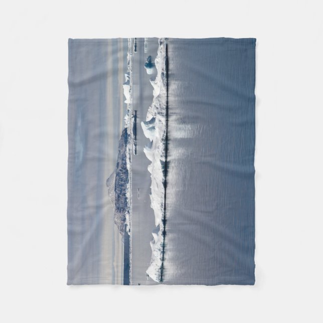 Antarctica landscape fleecedecke (Vorderseite)