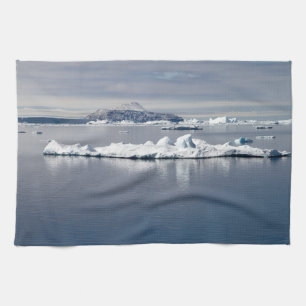Antarctica landscape geschirrtuch