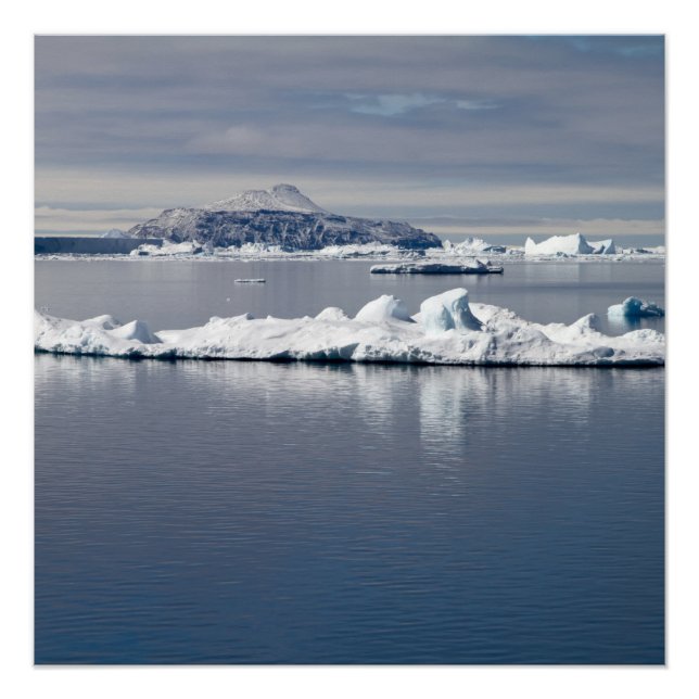Antarctica landscape poster (Vorderseite)