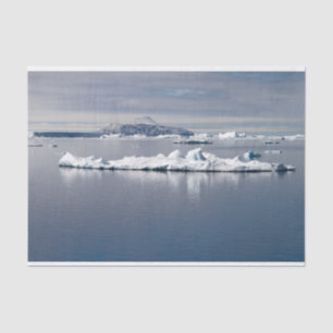 Antarctica landscape seidenpapier