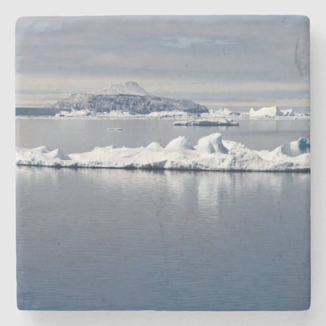Antarctica landscape steinuntersetzer (Vorderseite)
