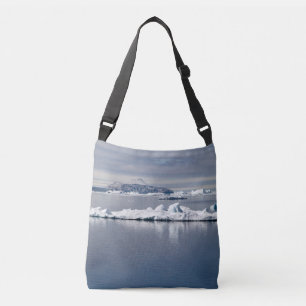 Antarctica landscape tragetaschen mit langen trägern