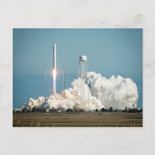 Antares Rocket Launch Postkarte (Vorderseite)