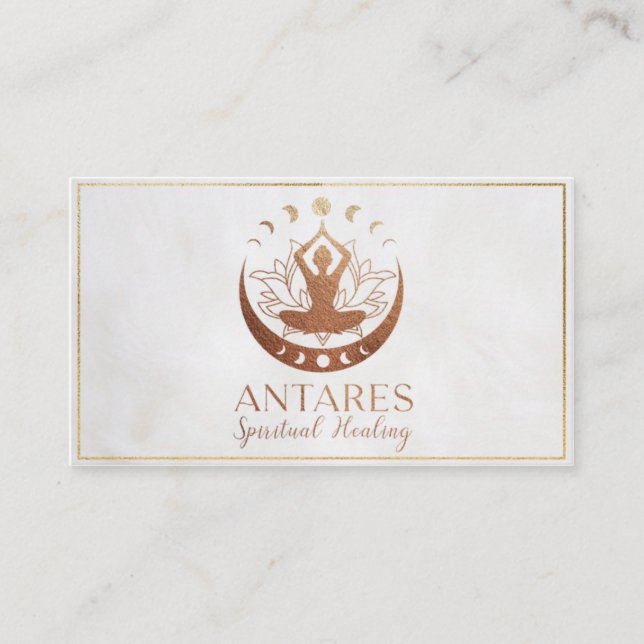 Antares Spirituelle Heilung Visitenkarte (Vorderseite)
