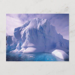 Antarktika. Antarktische Eislandschaften Postkarte