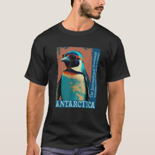Antarktika Niedlich Cooler Pinguin Antarktis Forsc T-Shirt