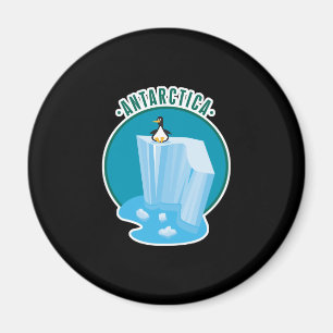 Antarktika Pinguin Design Magnet