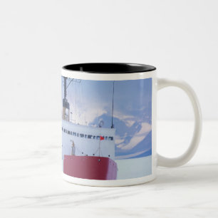 Antarktika, Ross-Insel, McMurdo-Station, USCG Zweifarbige Tasse