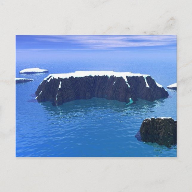 Antarktis 3000AD Postkarte (Vorderseite)