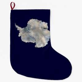 Antarktis (Blaue Marmorbildgebung der NASA) Großer Weihnachtsstrumpf