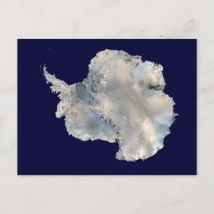 Antarktis (Blaue Marmorbildgebung der NASA) Postkarte