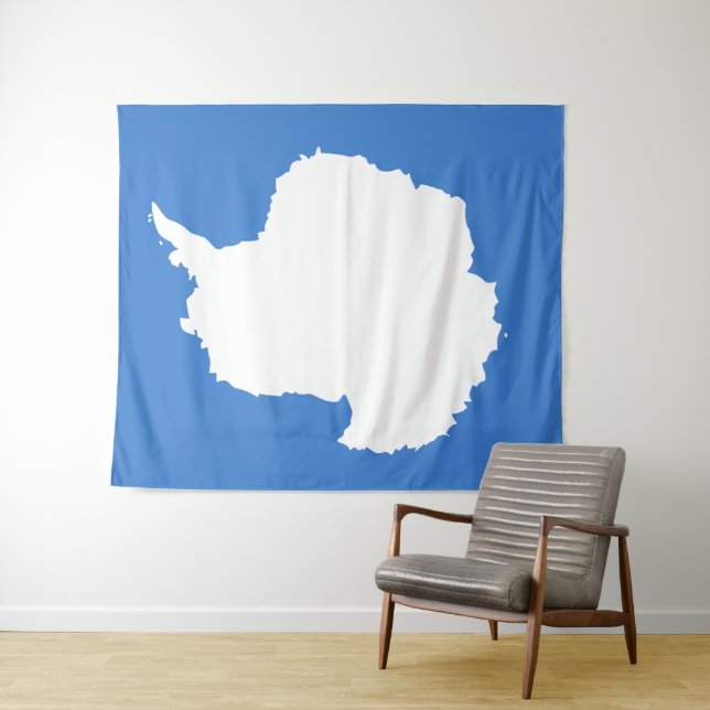 Antarktis-Flagge Wandteppich (Beispiel (Horizontal))