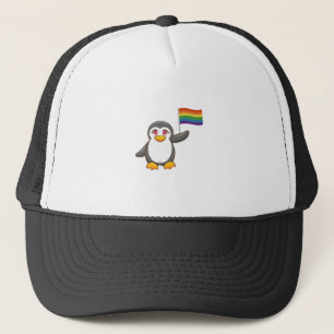 Antarktis Gay Pride Rainbow Pinguin LGBT Truckerkappe