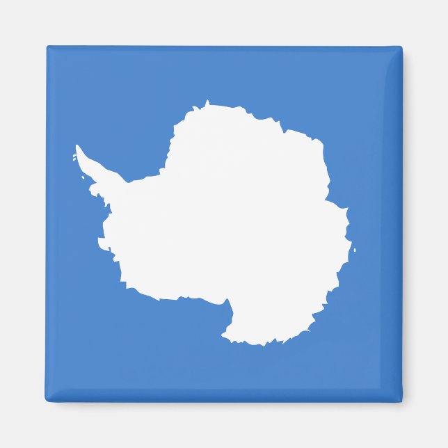 Antarktis Hochwertige Flagge Magnet (Vorne)
