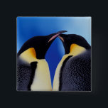 Antarktis, Kaiserpinguine Button<br><div class="desc">COPYRIGHT Art Wolfe / DanitaDelimont.com | AN02 AWO0005.jpg | Antarktis,  Kaiser Penguin (Aptenodytes forsteri),  Erwachsene</div>