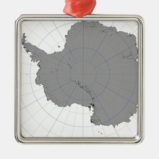 Antarktis Ornament Aus Metall (Vorne)