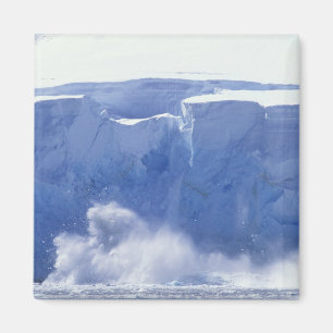 Antarktis, Paradise Bay, Massive Wellenformen Magnet