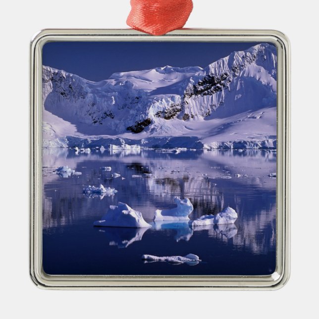 Antarktis, Paradise Bay Ornament Aus Metall (Vorne)