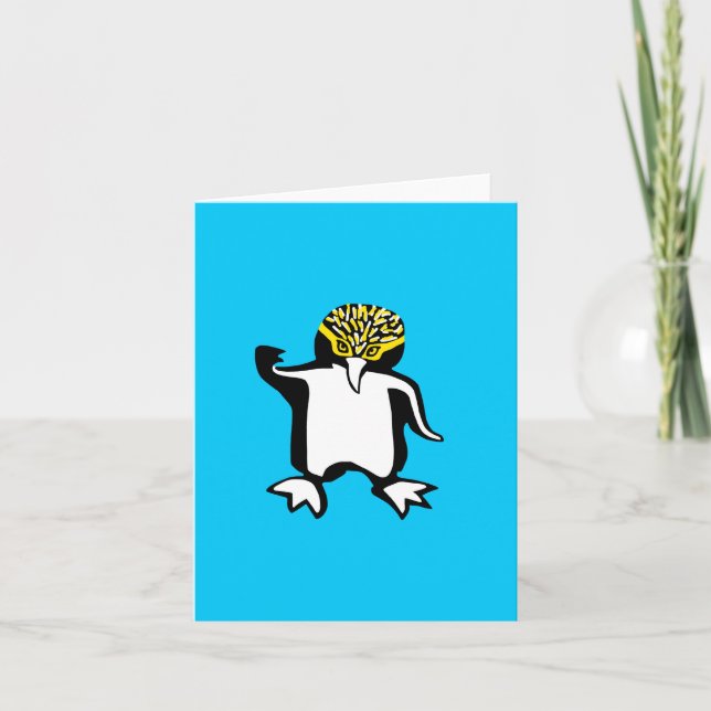 Antarktis - PENGUIN - gefährdetes Tier - blau (Vorderseite)