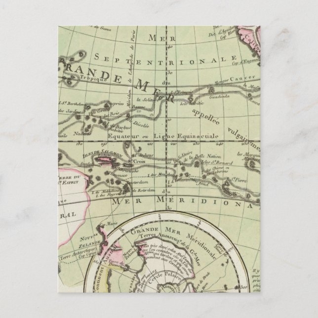 Antarktis Postkarte (Vorderseite)