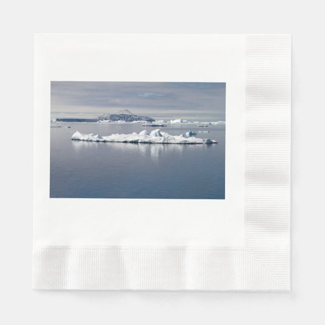 Antarktis Serviette (Vorderseite)