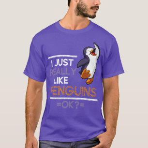 Antarktis Tierfreund Zoo Gift Niedlichen Pinguin T-Shirt