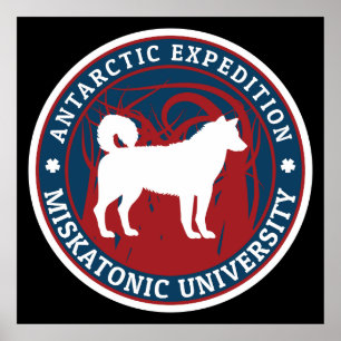 Antarktische Expedition der Universität Miskatonic Poster