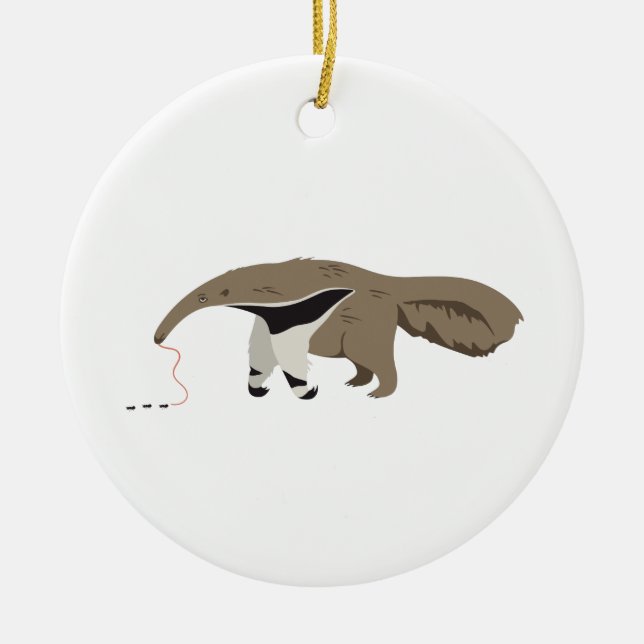 Anteater Ants Keramik Ornament (Vorne)