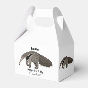 Anteater-Cartoon-Abbildung Geschenkschachtel