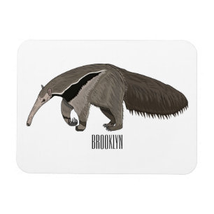 Anteater-Cartoon-Abbildung Magnet