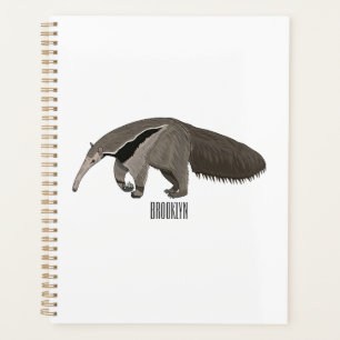 Anteater-Cartoon-Abbildung Planer
