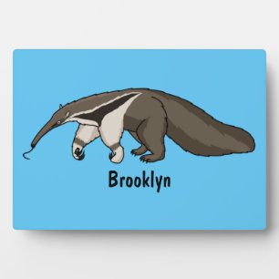 Anteater-Happy-Cartoon-Abbildung Fotoplatte