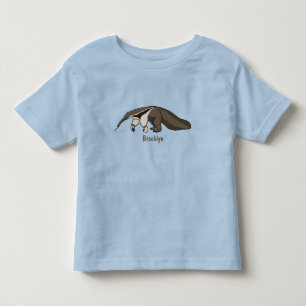 Anteater-Happy-Cartoon-Abbildung Kleinkind T-shirt