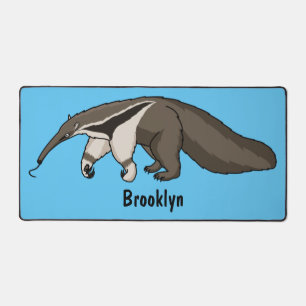 Anteater-Happy-Cartoon-Abbildung Schreibtischunterlage