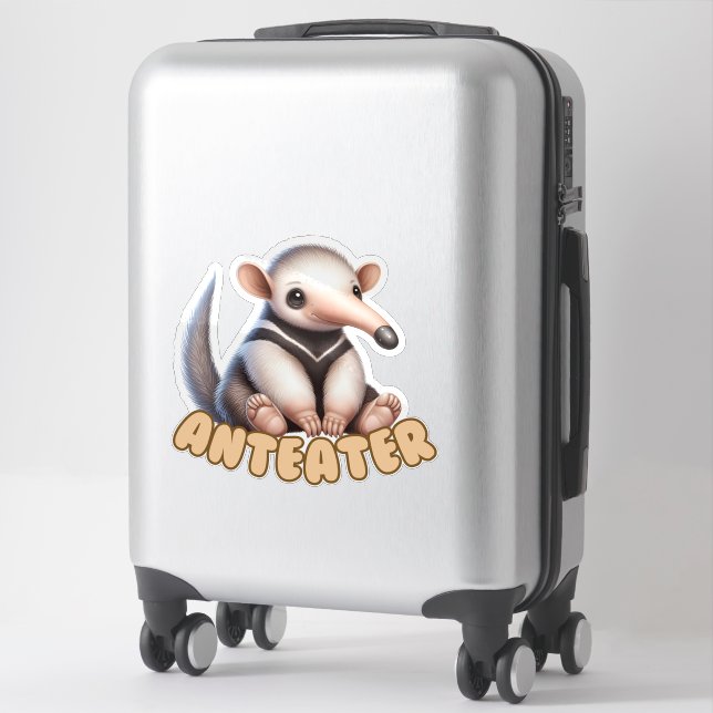 ANTEATER - KINDERZIMMER STICKER (Koffer)