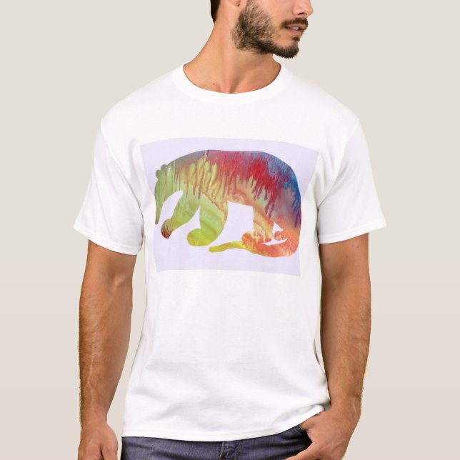 Anteater-Silhouette T-Shirt (Vorderseite)