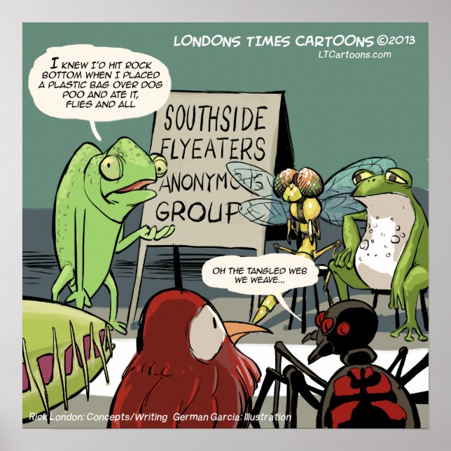 Anteaters Anonymous Funny 12-Step Poster (Vorne)